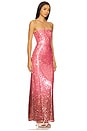 view 2 of 4 Leilani Gown in Sorbet Sequin