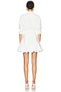 view 3 of 3 Effie Bubble Mini Dress in White
