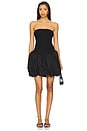 view 1 of 3 Pollie Bubble Mini Dress in Black