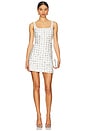 view 1 of 4 Ziva Embellished Mini Dress in White Multi
