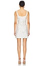 view 3 of 4 Ziva Embellished Mini Dress in White Multi