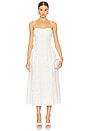 view 1 of 4 Kittiya Midi Dress in White