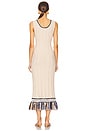 view 3 of 3 Julianna Tank Midi Dress in Sand Multi