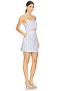 view 2 of 3 Annie Mini Dress in French Blue Stripe