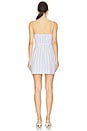 view 3 of 3 Annie Mini Dress in French Blue Stripe