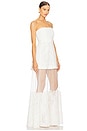 view 2 of 3 Marella Bustier Midi Dress in Ivory