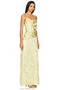 view 2 of 4 Jessa Draped Gown in Sunglow