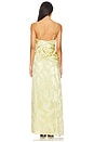 view 4 of 4 Jessa Draped Gown in Sunglow