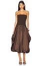 view 1 of 3 Izzy Midi Dress in Cocoa