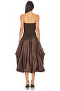 view 3 of 3 Izzy Midi Dress in Cocoa