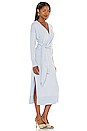 view 2 of 3 Skyla Knit Wrap Dress in Sky