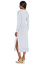 view 3 of 3 Skyla Knit Wrap Dress in Sky