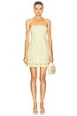 view 1 of 4 Yasmin Bustier Mini Dress in Sunglow
