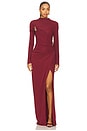view 1 of 5 Izadora Midi Dress in Cranberry