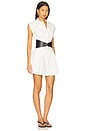 view 2 of 3 Adler Belted Mini Dress in White