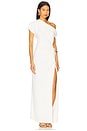 view 2 of 4 Kally Draped Midi Dress in Ivory