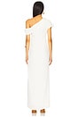 view 4 of 4 Kally Draped Midi Dress in Ivory