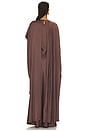 view 4 of 5 Izel Cape Gown in Chocolate