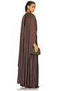 view 5 of 5 Izel Cape Gown in Chocolate