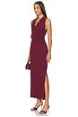 view 3 of 4 Ramona Midi Dress in Cranberry
