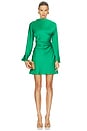 view 1 of 3 Harpor Long Sleeve Mini Dress in Kelly Green