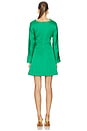 view 3 of 3 Harpor Long Sleeve Mini Dress in Kelly Green