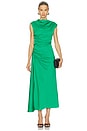 view 2 of 4 Burke Draped Mini Dress in Kelly Green