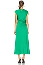 view 4 of 4 Burke Draped Mini Dress in Kelly Green