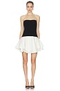 view 1 of 3 Isabelle Strapless Mini Dress in Black Multi