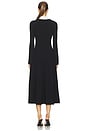 view 3 of 3 Philippa Long Sleeve Midi Dress in Black