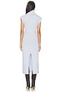 view 3 of 3 Sleeveless Turtleneck Dress in Blue Haze