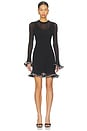 view 1 of 4 Zelda Long Sleeve Mini Dress in Black