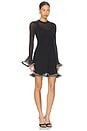 view 2 of 4 Zelda Long Sleeve Mini Dress in Black