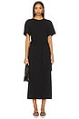 view 1 of 3 Kassie T-shirt Dress With Tie in Black