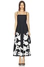 view 1 of 3 Annabella Midi Dress in Black Multi
