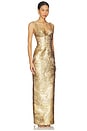 view 2 of 4 ROBE DE SOIRÉE VIELLA in Gold