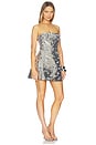 view 2 of 4 Arta Bustier Mini Dress in Silver