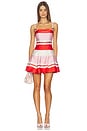 view 1 of 3 NELLY BUSTIER 뷔스티에 미니 원피스 in Tulip Stripe