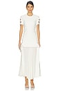 view 1 of 3 MAXI VESTIDO PUNTO LAKEN in Ivory