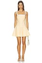 view 1 of 3 Tyler Bustier Mini Dress in Buttercream Stripe