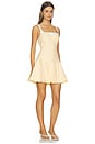 view 2 of 3 Tyler Bustier Mini Dress in Buttercream Stripe