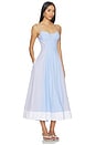 view 2 of 4 Chamberlain Cotton Midi Dress in Periwinkle Multi Stripe