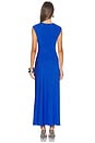 view 3 of 3 Acacia Draped Jersey Midi Dress in Royal Blue