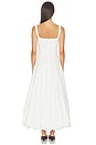 view 3 of 3 Hally Cotton Bubble Midi Dress in White