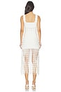 view 3 of 4 Jasmine Scalloped Knit Midi Dress in Ivory