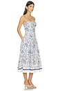 view 2 of 3 VESTIDO MIDI BUSTIER ANALISE in Blueberry