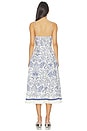 view 3 of 3 VESTIDO MIDI BUSTIER ANALISE in Blueberry