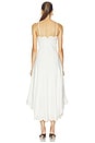 view 3 of 4 ROBE GILLIAN EMBROIDERED LINEN MIDI in White