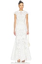 view 1 of 4 VESTIDO ELOISA EMBROIDERED MIDI  in White