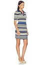 view 2 of 4 Lira Polo Wrap Mini Dress in Midnight Multi